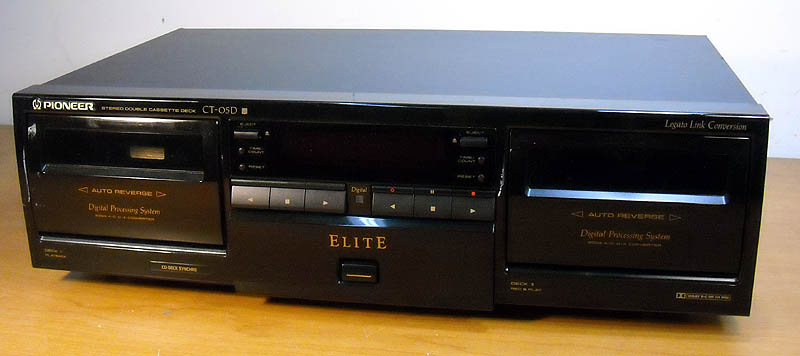 Pioneer Elite Stereo Double Dual Cassette Deck CT 05D EBay