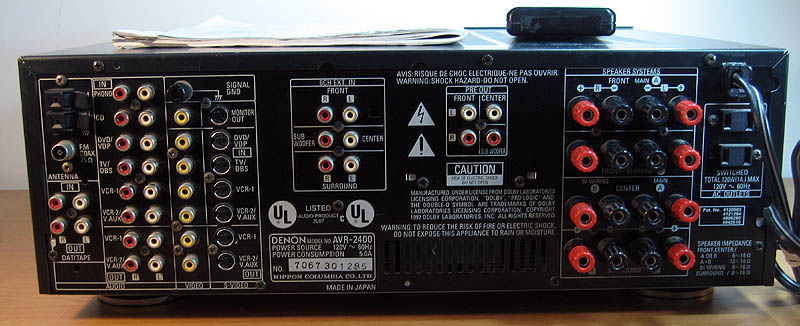 Denon Avr 2400 Manual