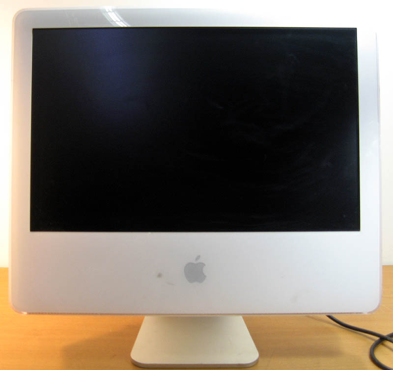 Apple iMac G5 A1076 20 2 0 GHz 512MB RAM Bad Video No HDD Parts as Is 