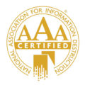 NAID AAA-Certified for our secure hard drive and media destruction services.