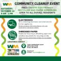 City of Duvall and WM - Free Community Cleanup Event