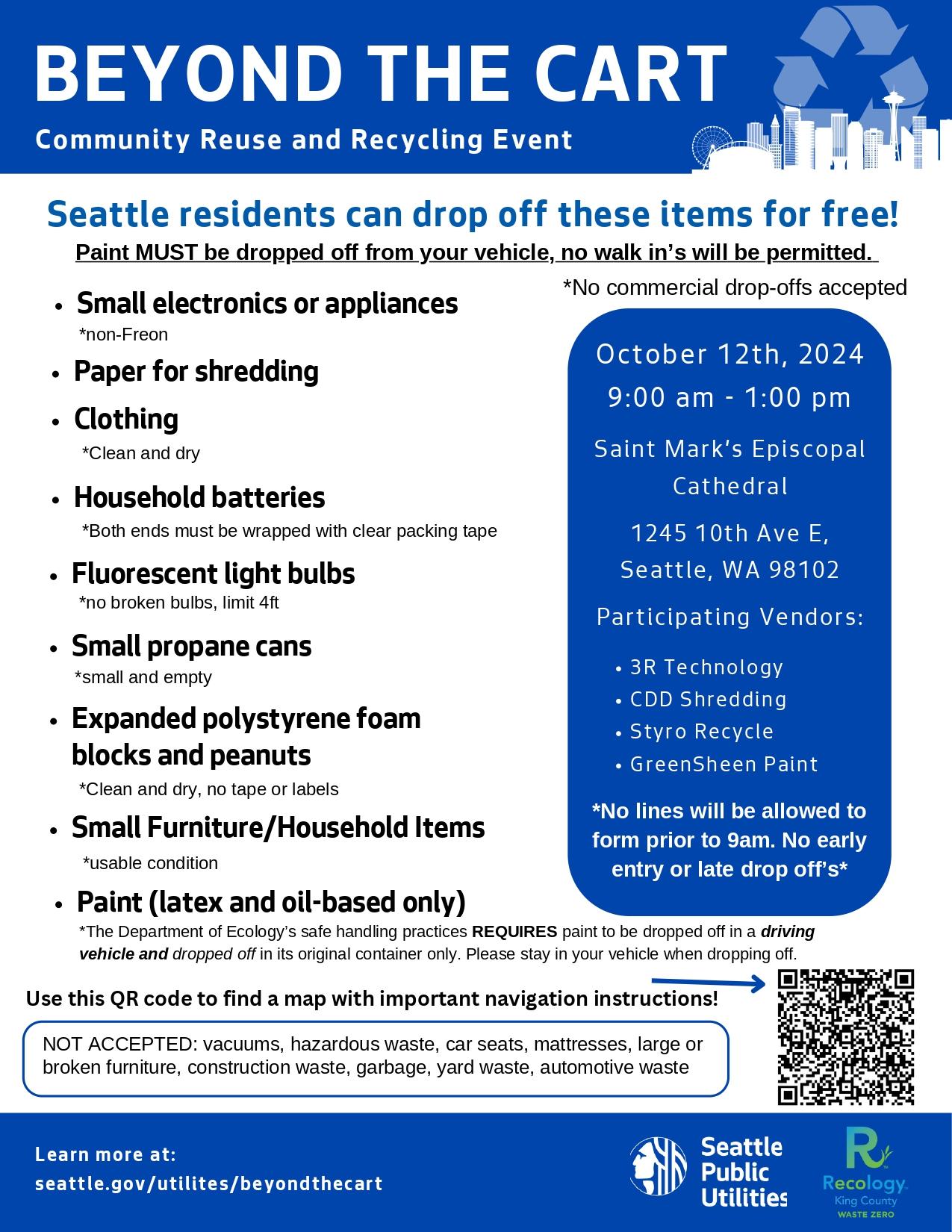 Recology's Seattle Fall Beyond the Cart Event